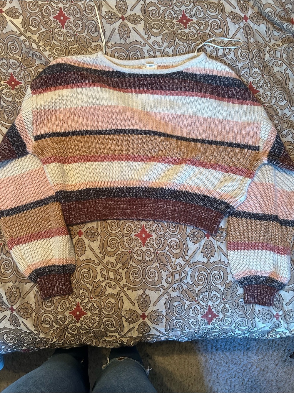 Women crop sweater size small